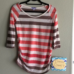 🎉HP🎉Juniper Ln Women’s Maternity Striped Top